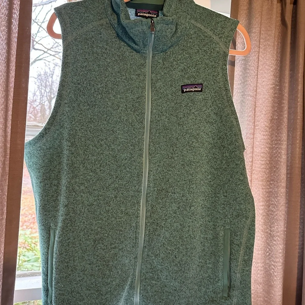 Patagonia Better Sweater Vest – Women’s | Seafoam Green | Fleece Zip-Up - Picture 1 of 5